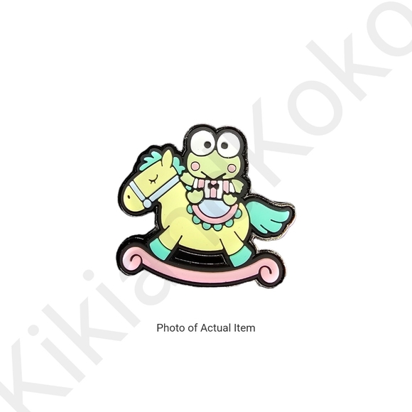 *LAST 1* NWT Loungefly Sanrio Rocking Horse Blind Box Enamel Pin - Keroppi - Picture 2 of 4